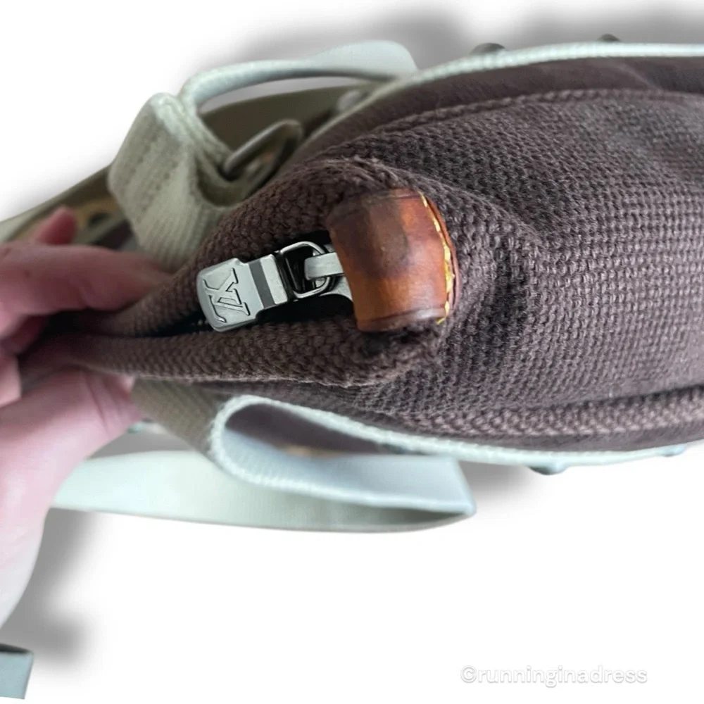 Louis Vuitton Limited Edition Antigua Cabas MM Tote Bag LV Cup In Brown